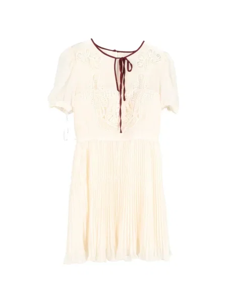 Rochie mini Self-portrait plisată de costum
