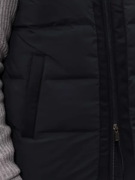 Vestă Peserico cu glugă negru