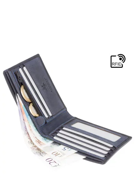 Visconti Arrow Гаманець Шкіра синій
