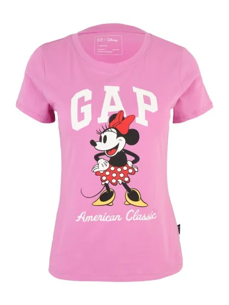 Gap Tall Tričko V-DIS světle růžová / červená / černá bílá
