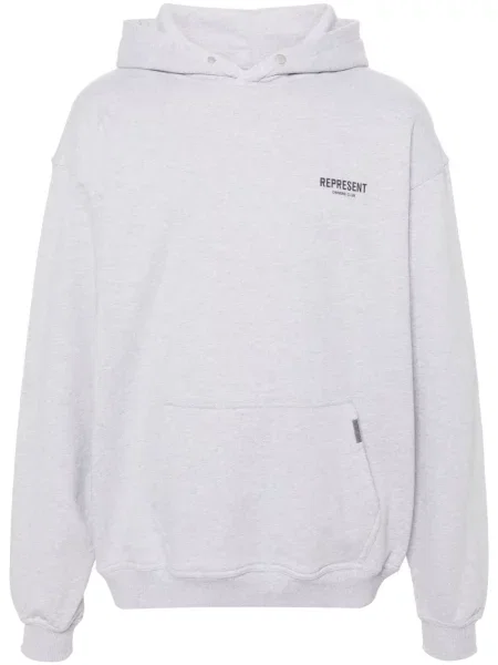 Hanorac cu glugă Represent gri