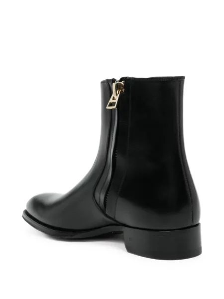 Cizme scurte Tom Ford din piele negru