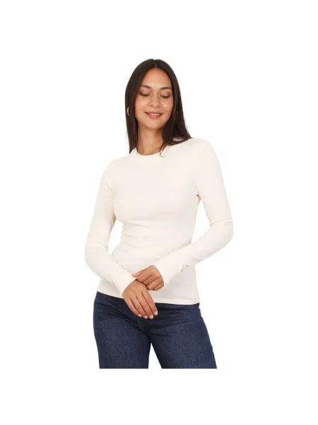 Tricou mânecă lungă La Modeuse bej