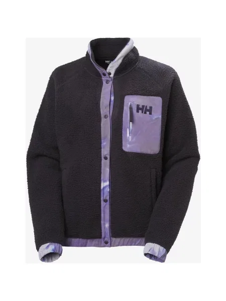 Polar Helly Hansen Imperial Pile Snap lila XS czarny