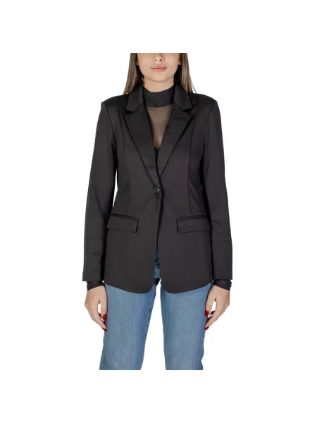 Długa marynarka Ichi z długim rękawem czarna