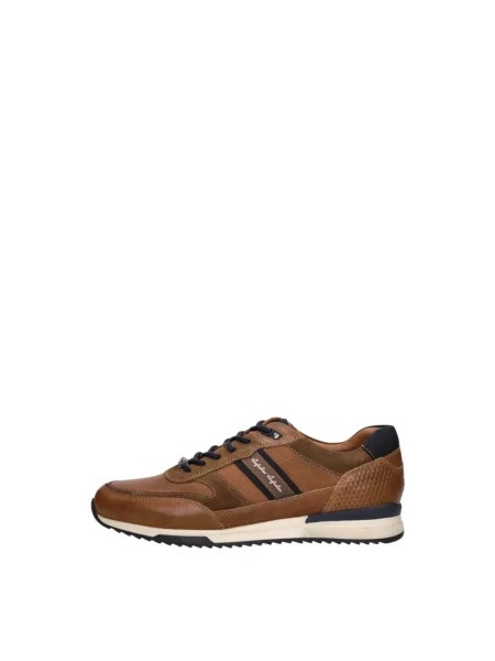 Sneakersy Australian skórzane brązowe