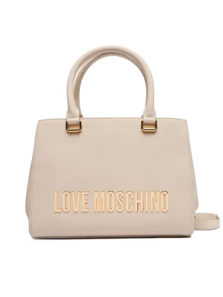 Чанта Love Moschino бежово