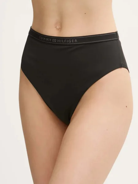 Plavkové nohavičky Tommy Hilfiger čierna