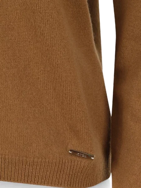 Pulover Kiton tricotate maro