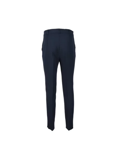 Spodnie Max Mara Studio biznesowe niebieskie