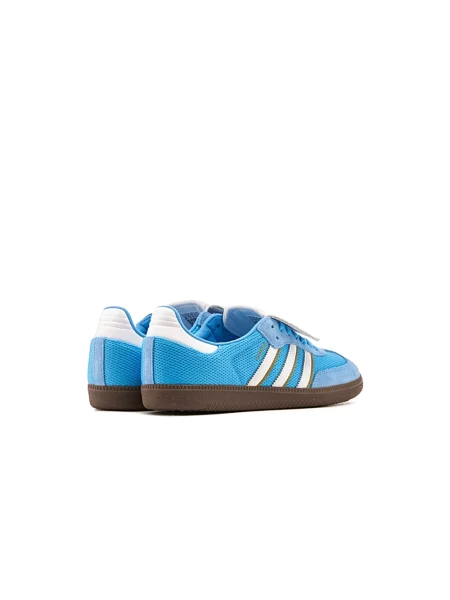Sneakersy Adidas Samba skórzane niebieskie