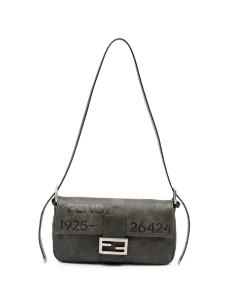Geantă tip baghetă Fendi gri