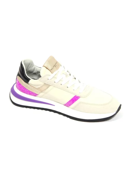 Sneakersy Philippe Model skórzane beżowe