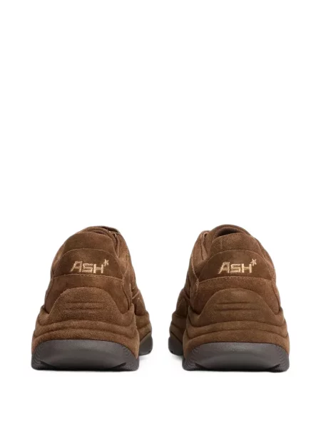 Sneakerși Ash Addict din piele de căprioară maro