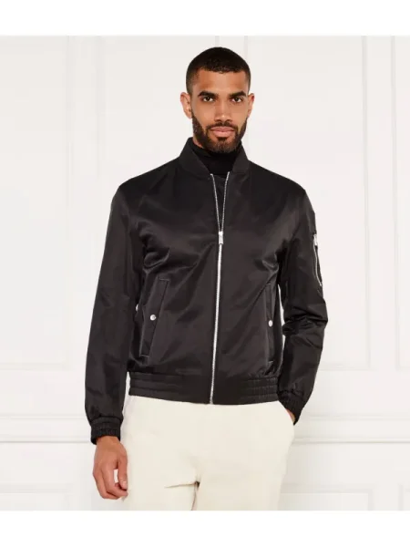 BOSS BLACK Geacă bomber negru