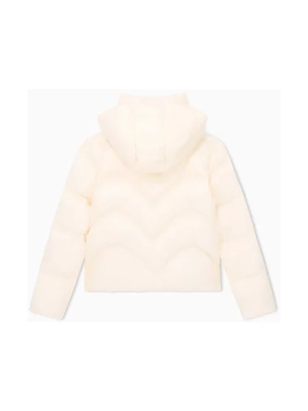 Kurtka Emporio Armani Ea7 z kapturem beżowa