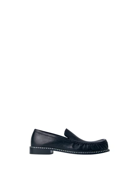 Loafersy Dries Van Noten skórzane czarne