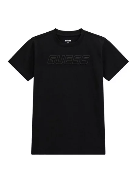Guess T-Shirt Regular Fit μαύρο