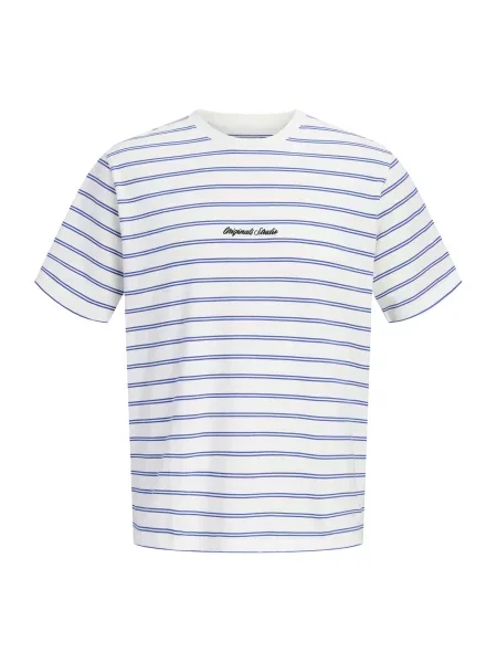 JACK & JONES Majica JORNorrebro plava / crna bijela