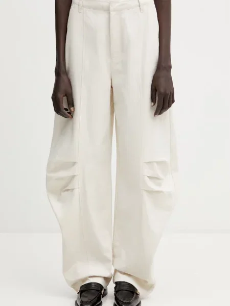 Rotate pantaloni din in pentru femei