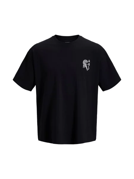 JACK & JONES Tricou JJBOYE negru alb