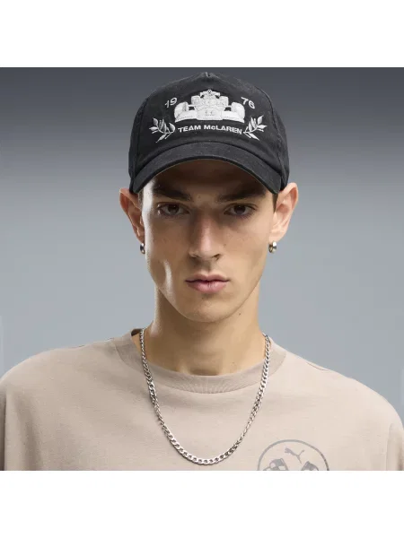 Puma czapka z daszkiem McLAREN czarna