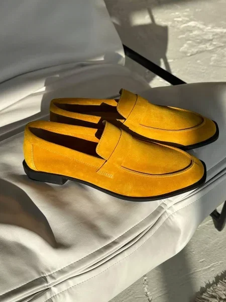 Замшевые лоферы 105.store