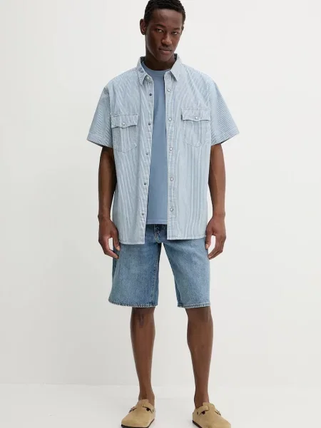 Levi's basic tričko RELAXED FIT TEE modré