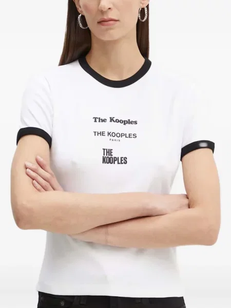 Tricou The Kooples alb