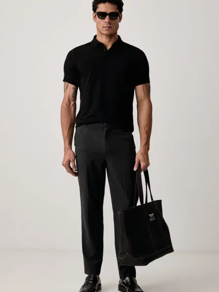 Tricou polo Karl Lagerfeld negru