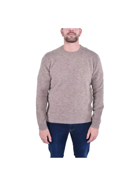 Sweter Mc2 Saint Barth brązowy