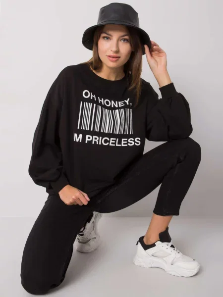 Hanorac Fashionhunters negru