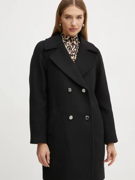 Morgan palton din lana GITI de tranzitie GITI negru