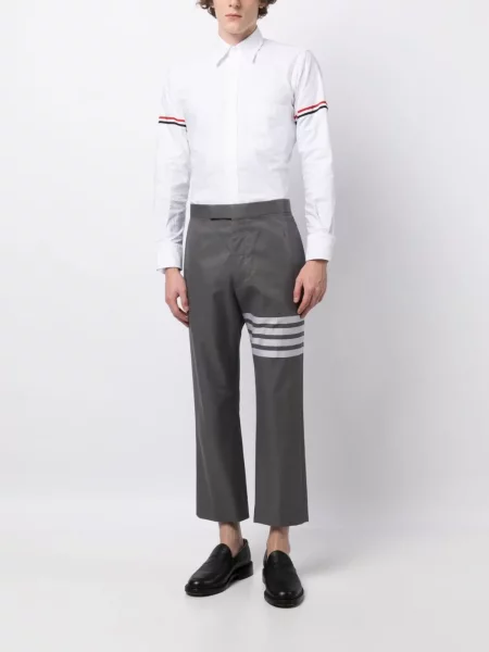 Dryžuota marškiniai Thom Browne balta