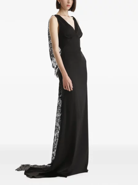 Rochie maxi 2310 Studio din dantelă negru