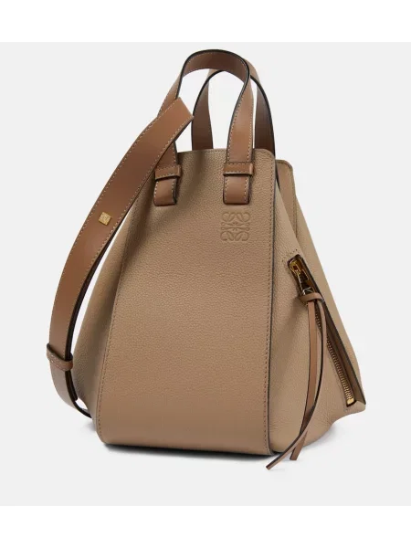 Geanta de piele Loewe din piele bej