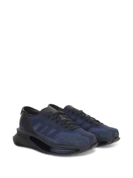 Sneakerși Adidas Yeezy din piele de căprioară albastru