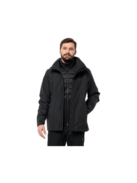 Geacă Jack Wolfskin negru