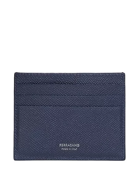 Portofel Ferragamo din piele albastru