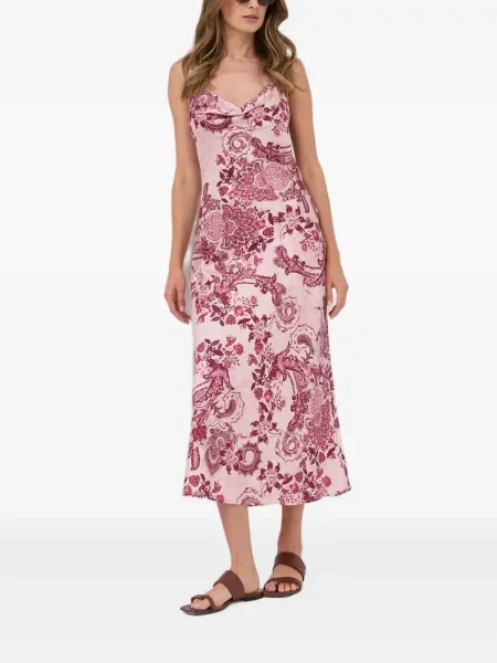 Rochie Guess cu model floral roz