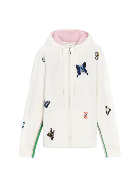 Bluza z kapturem Barrie z kaszmiru z kapturem biała