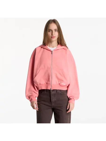 Mikina Dickies Baker Zipped Hoodie Peach Blossom M