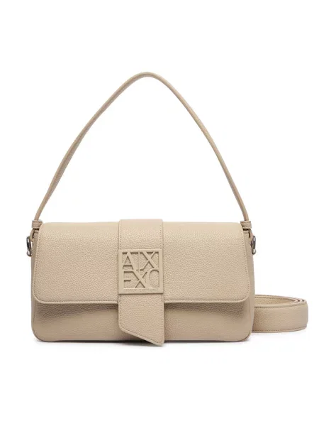 Armani Exchange torebka crossbody beżowa
