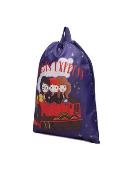 Vak na stahovací šňůrky Harry Potter fialový