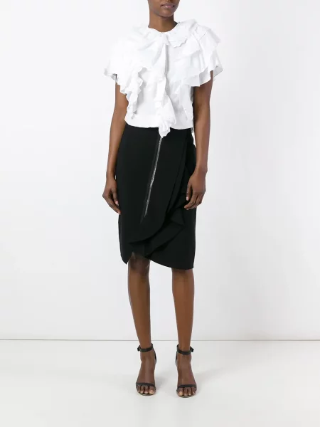 Fustă Givenchy asimetrică negru
