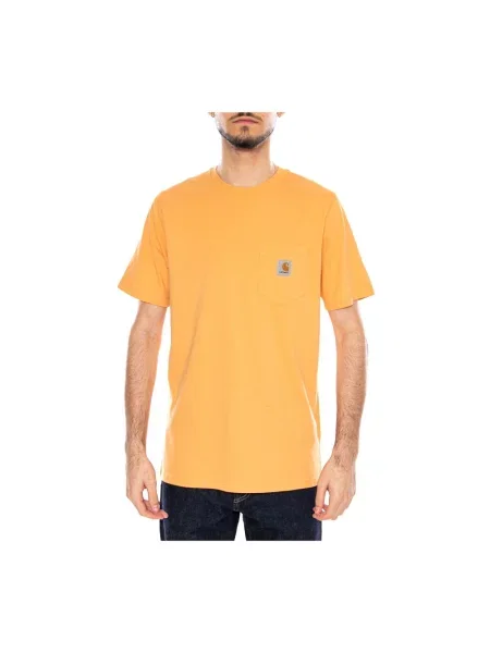 Koszulka Carhartt Wip pomarańczowa