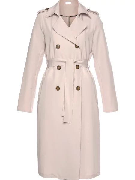 LASCANA Palton de primăvară-toamnă bej