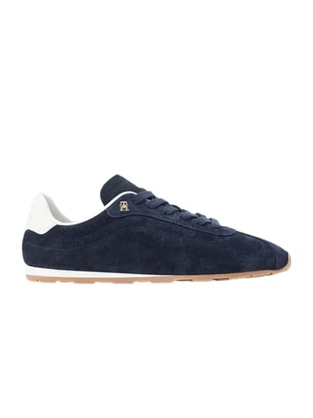 Sneakersy Tommy Hilfiger zamszowe niebieskie