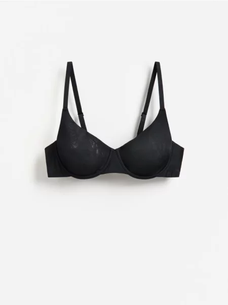 Reserved Sutien moale cu armătură negru