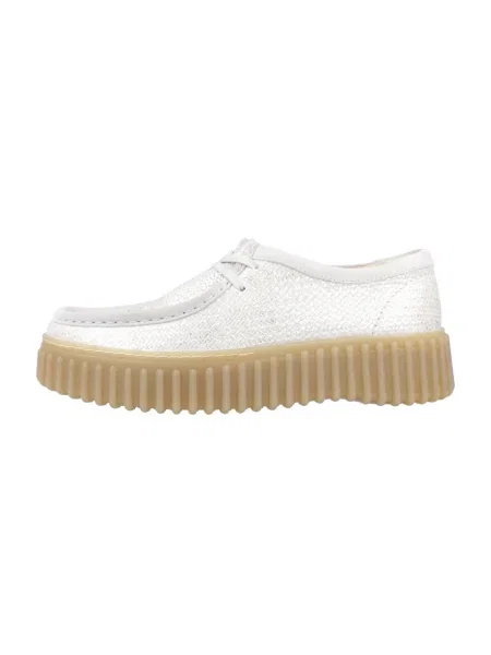 Pantofi Clarks argintiu